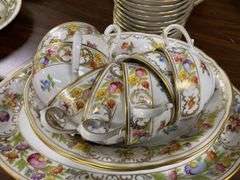 Schumann/Bavaria Germany Empress Dresner Flowers porcelain dinnerware
