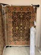 Ethan Allen Heriz hand knotted wool rug 4x6