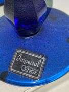 Imperial/Lenox blue glass stemware and sherbets