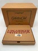 1998 Collectors Club Harbor Basket: With Liner, Lid, Lid Box, Protector, and Box