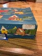 Cardboard christmas house ornaments