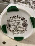 Ridgway Jacobean pattern brown dinnerware