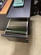 2-drawer metal filing cabinet - no contents 15x27x23