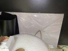 Roll of bubble wrap, power strips, misc
