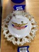 Westmoreland milk glass Bicentennial eagle decorated plate