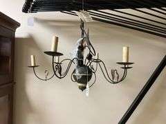 Fishing motif ceiling light fixture