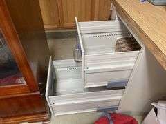 2-drawer metal filing cabinet15x26.5x29