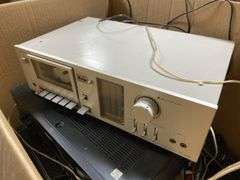 Sony cassette, Sony receiver, Sony DVD player, speakers