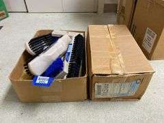 Scrub brushes and spot/soil remover