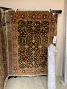 Ethan Allen Heriz hand knotted wool rug 4x6