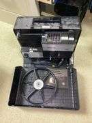 Movie projectors, film viewer, folding projection screen, slide trays