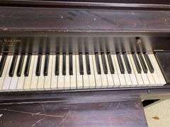 Francis Bacon/New York antique player piano w/ bench 63x29x53