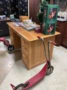 Oak office desk - no contents 60x30x30