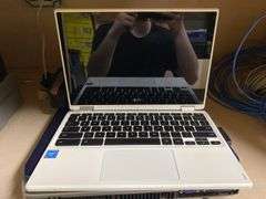 Sony portable DVD/CD player, Acer Chrome book, Toshiba laptop