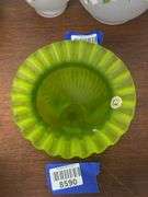 Westmoreland green satin glass footed rose bowl
