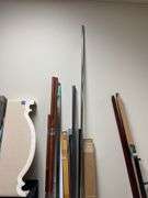 Assorted rods