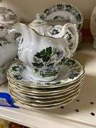 Booths Jade Lotus dinnerware