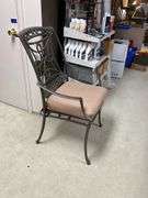 Patio arm chair w/ cushion