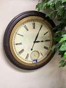 Heritage Leather Uttermost oversized wall clocks 29 wide