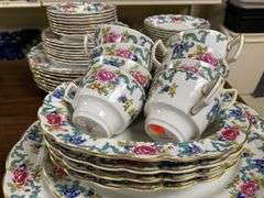Booths Floradora pattern dinnerware