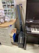 Movie projectors, film viewer, folding projection screen, slide trays