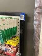 Display shelf w/ pegboard back - no contents
