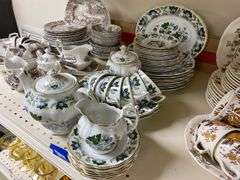 Booths Jade Lotus dinnerware