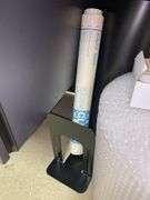 Roll of bubble wrap, power strips, misc