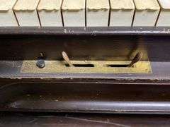 Francis Bacon/New York antique player piano w/ bench 63x29x53