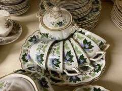 Booths Jade Lotus dinnerware