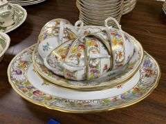 Schumann/Bavaria Germany Empress Dresner Flowers porcelain dinnerware