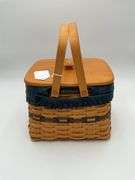 1998 Collectors Club Harbor Basket: With Liner, Lid, Lid Box, Protector, and Box
