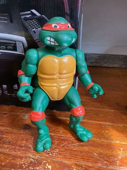 Teenage Mutant Ninja Turtle figure and van