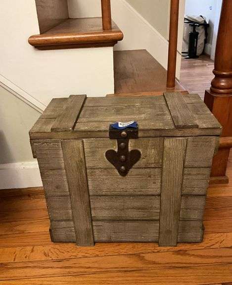 Wooden storage chest