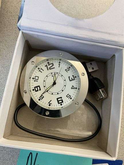Clock Nanny cam in box