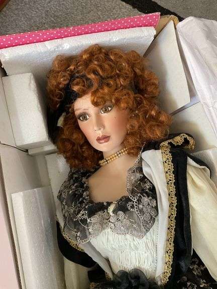 Paradise Galleries Treasury Collection lady doll in box