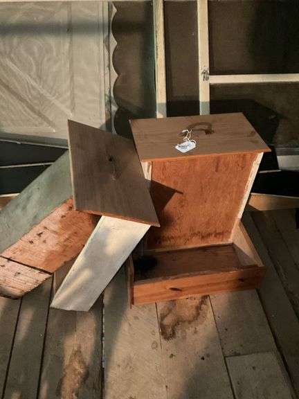 Screen door, wooden drawers, misc metal, *** PLEASE NOTE: This item has no stair access and must be picked up on July 15th between 11:00-1:30PM. Item will be removed from loft for pickup.
