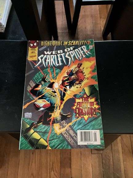 Comic books including: Flash, Spider-Man, X-Men, Captain America