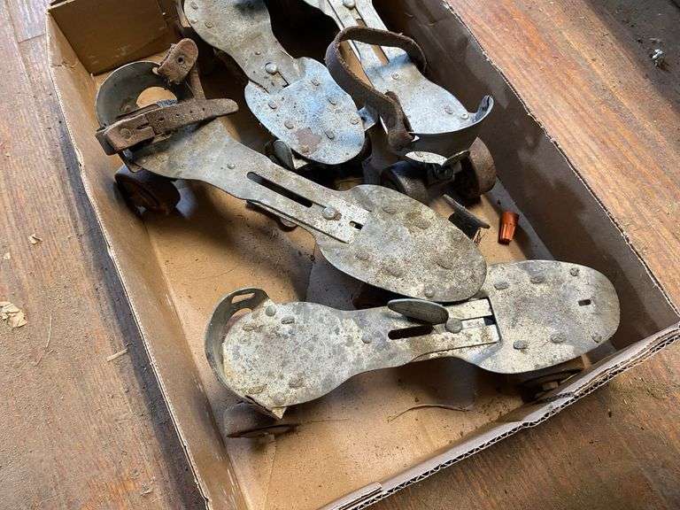 Older style roller skates
