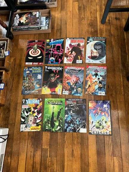 Comic book lot including: Iron Man, Fantastic Four, Spider-Man, Brigade
