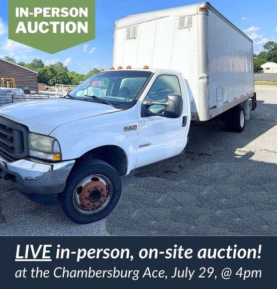 LIVE On-Site AUCTION AT ACE in Chambersburg, PA