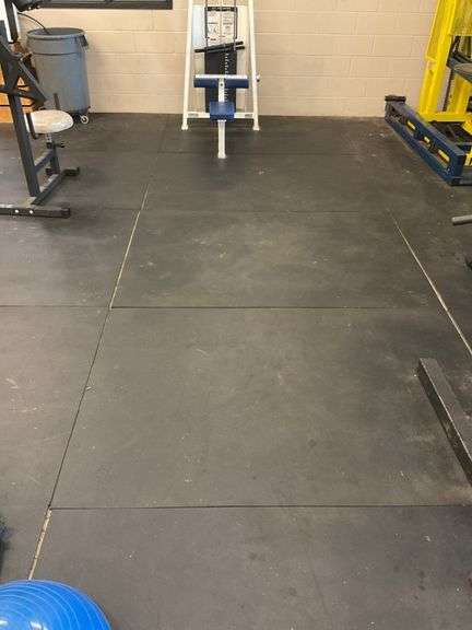18 Floor Mats 48"x72"x 1/2", Photos were duplicated in lots 3453-3453C