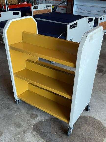 Bookshelf on wheels