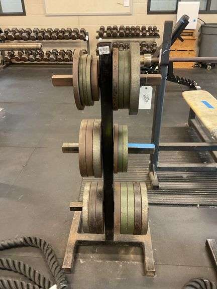 Weight rack 4’ high