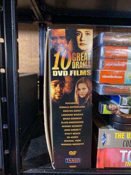 Contents of shelf: DVD lot