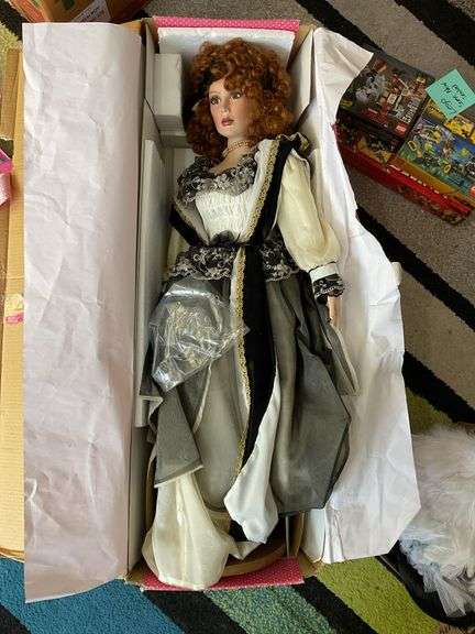 Paradise Galleries Treasury Collection lady doll in box