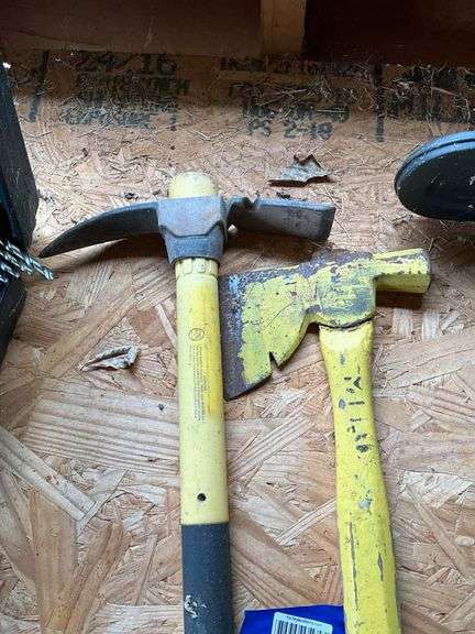 Mattock and hatchet