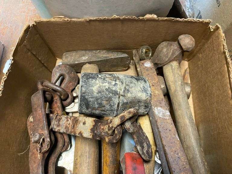 Pipe wrenches and misc tools lot