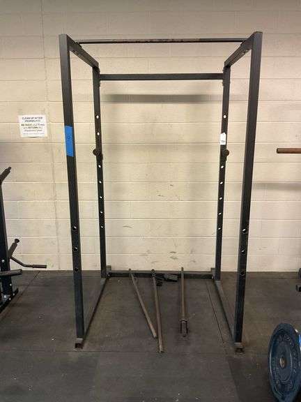 Black Weight Rack 7’ high x 48 w