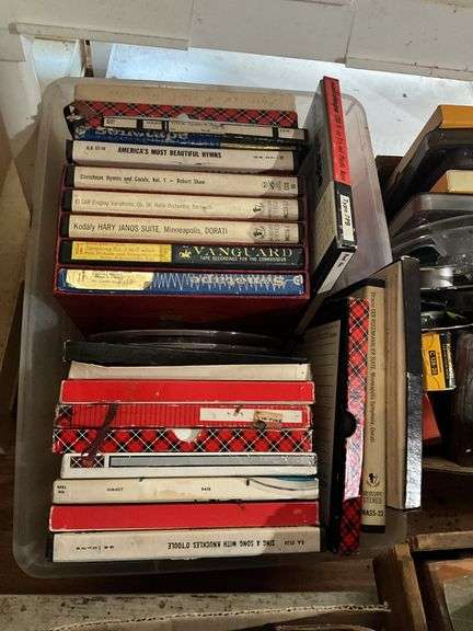 Reel-to-reel tapes, film rolls